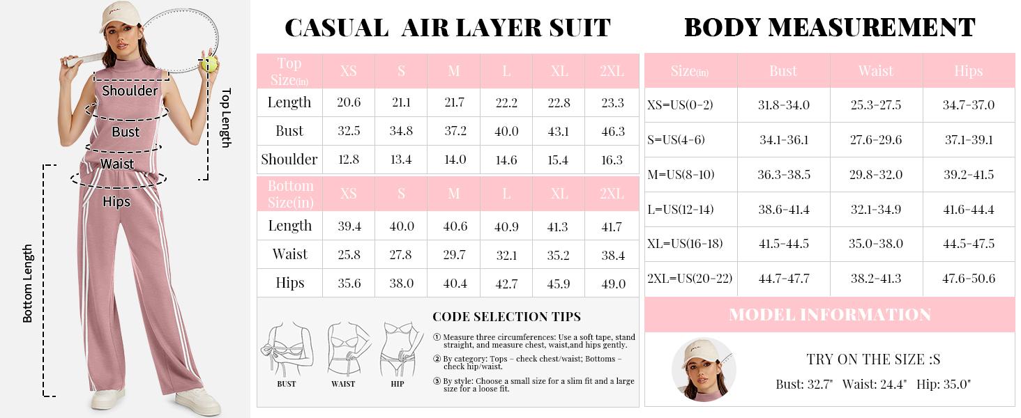 Casly Lamiit 2 Piece Sets for Women Summer Outfits Mock Neck Tank Top & Wide Leg Pants Stripes Casual Loungewear Tracksuits Tanktop Fitted Casly Lamiit 2 Piece Sets for Women Summer Outfits Mock Neck Tank Top & Wide Leg Pants Stripes Casual Loungewear Tracksuits Tanktop Fitted