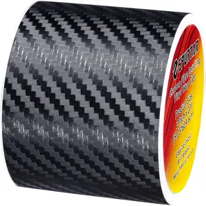 Carbon Fiber Wrap Black Vinyl Wrap for , 2 Inch x 20 ft Universal Chrome Delete Dry Carbon Fiber Tape  Door Edge Guards  Detailing Tape Overlay  Exterior Accessories