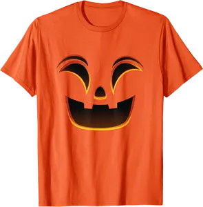 Funny Big Pumpkin Halloween, Thanksgiving, Harvest Orange T-Shirt - Latellestcha Shop 76B0DC896MZQ