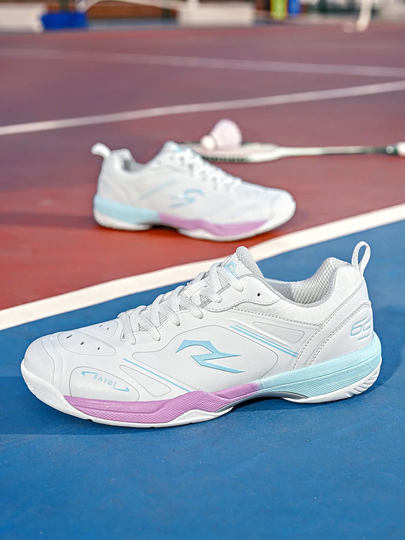 Durable Anti-Slip Badminton Shoes, Athletic Shoes, Enhanced Grip All-Season Wear, Fashionable Sports Footwear for Men & Women, Ideal for Indoor/outdoor Play