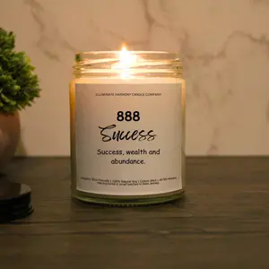 888 Angel Number Candle |Law of Attraction | Repeating Numbers Candle | Numerology Candle |Manifestation Candle | Mystical Candle |Spiritual