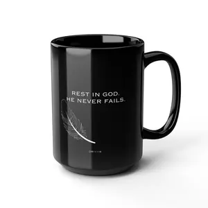 "Rest In God" DM1111 Divine Faith Mug (11oz, 15oz)