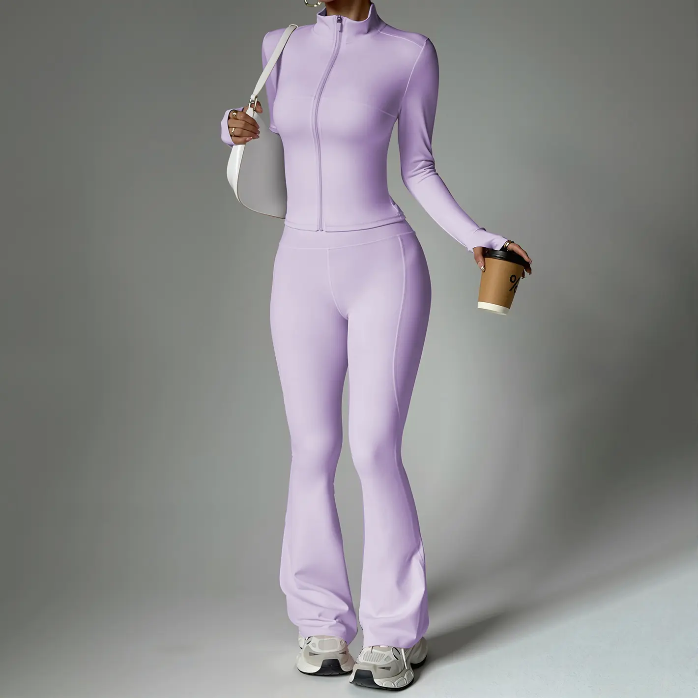 Light purple (long sleeved pants)
