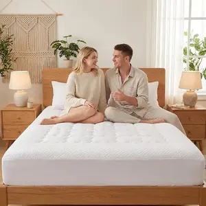Luxury Hotel Mattress Topper - Ultimate Comfort & Luxury, Cooling Mattress Cover
