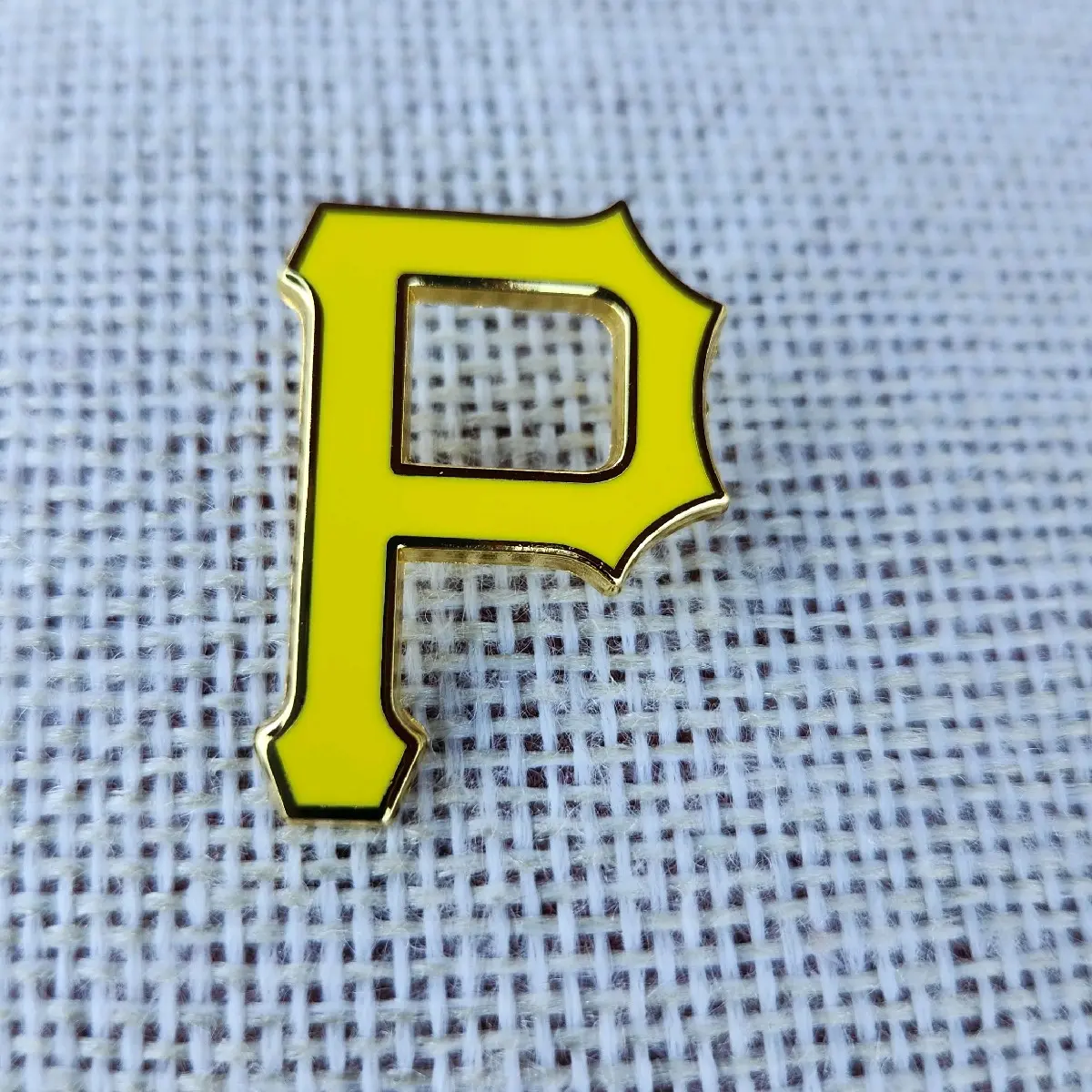Letter P hat pin la letra p enamel pin. Letter P hat pin la letra p enamel pin.