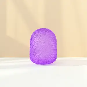 Translucent Purple Grain Textured Maltose Squish Cube, Super Stretchable Soft TPR Squeeze Decompression Toy, Pocket Size Stress Relief Fidget Squishies, Non Toxic Novelty Classroom Prize Birthday Party Favor Gifts for Boys Girls