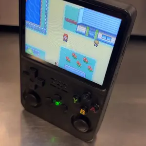 R36S Retro Video Handheld Game Console with Linux System 3.5 in IPS Screen 3000mAh Battery 32G+64G TF Card Pre-installed Games  for Christmas, Thanksgiving, Holiday Gift