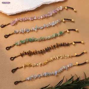 Natural Crystal Beaded Bracelet for Women and Men, Aquamarine and Amethyst Stone Bracelet, Handmade Stackable Healing Crystal Jewelry for Yoga, Meditation, Daily Wear and Gift