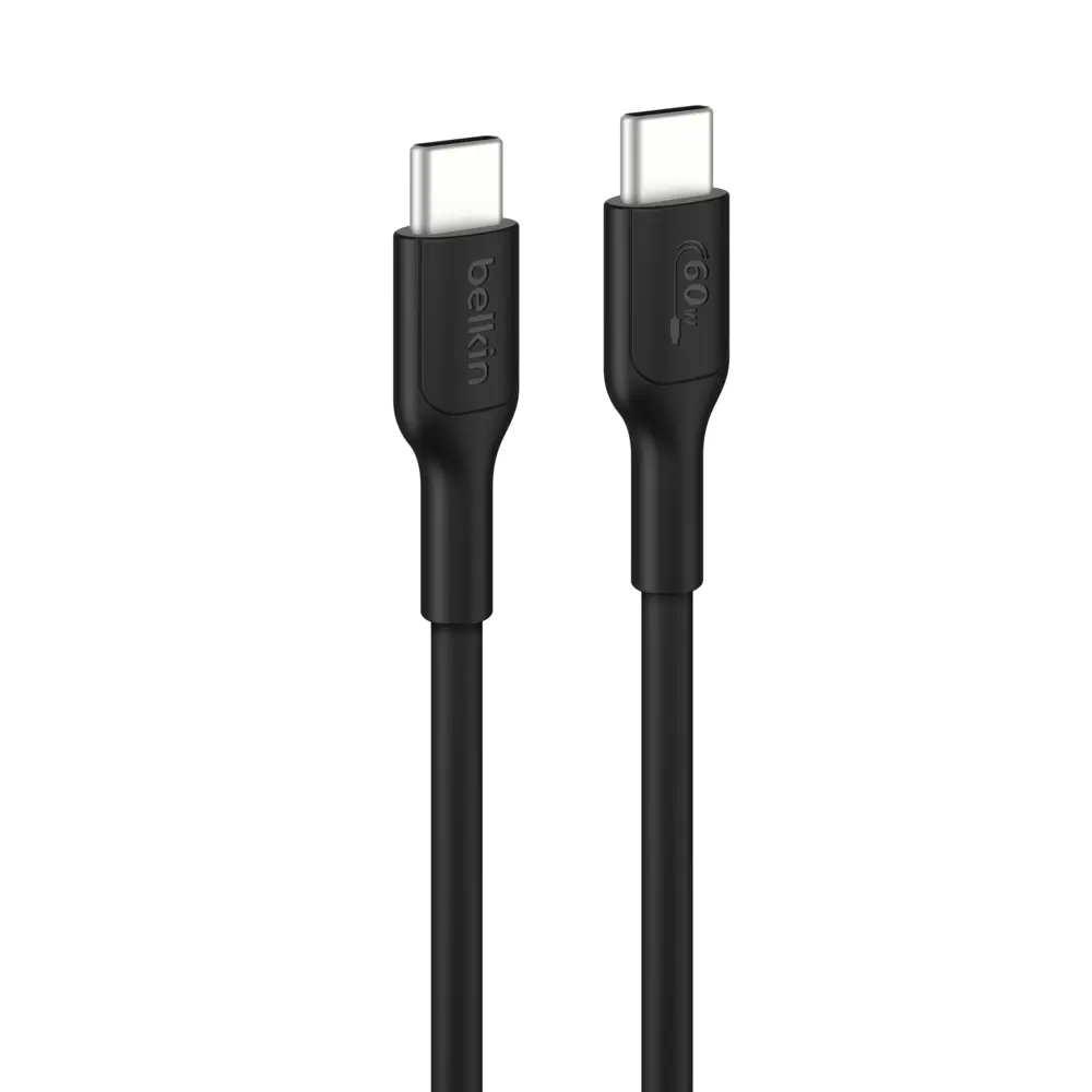 Belkin BoostCharge USB-C to USB-C Charging Cable - 60W, 3.3ft/1m, Blue, for Mobile Smartphone Electronic Devices