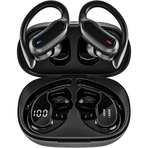 Wireless earbuds, Bluetooth 5.4 earphones, true wireless stereo earphones, with noise cancelling microphone, fast charging, IPX7 waterproof, comfortable fit earbuds, suitable for sports/exercise/travel