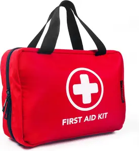 25-piece portable car first aid kit, large size, handheld emergency outdoor storage bag