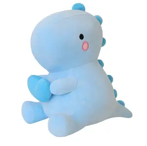 Cute Cartoon Dinosaur Design Plush Toy with Holding Heart,Soft Cartoon Animal Stuffed Toy, Sweet Romantic Birthday Gift, Home Bed Sofa Decorations, Summer Gift