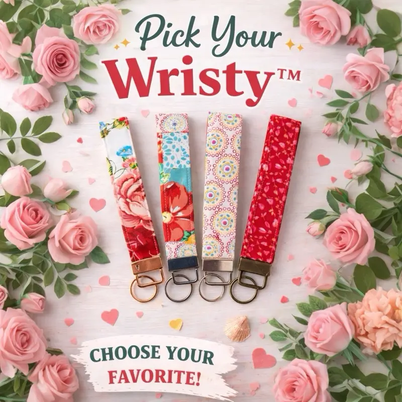 The Wristy Fabric Wristlet Keychain