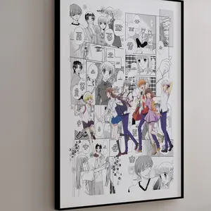 Fruits Basket: Momiji, Tohru, Yuki, Kyo, Kagura & Hatsuharu - Curated Manga Panels.