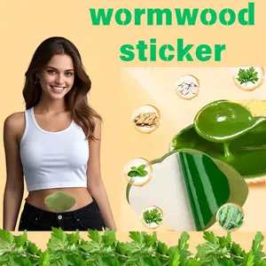 72 Pieces of Wormwood Belly Button Patch using Wormwood Extract Extracts to heat and soothe the lumbar spine, knees, and all joints