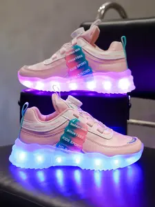 USB Rechargeable LED Light Shoes for Kids, Flashing Glow Sneakers, Running Shoes for Boys and Girls, Spring Fall Winter Gifts