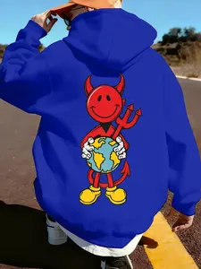 Human treasure men's versatile warm padded top hooded sweatshirt, personalized fashion casual hooded sweatshirt is the exclusive atmosphere of autumn and winter, warm and thick, the daily commute is simple and simple and not easy to wear for any occasion