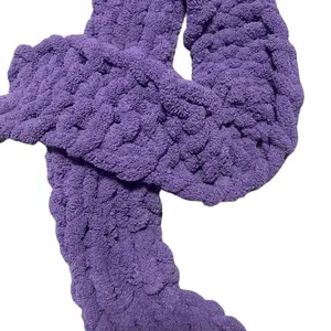 Fluffy Crochet Scarf for Women - Soft and Cozy