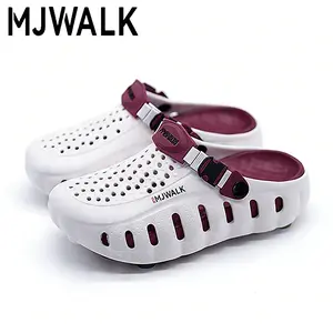 2026 New Sports Slippers with Foot Massage, Slip-On Design, Non-Slip, Easy to Clean, Suitable for Indoor/Outdoor Daily Wear, One-Piece Molded Construction, Comfortable Height Boost, Arch Support Design