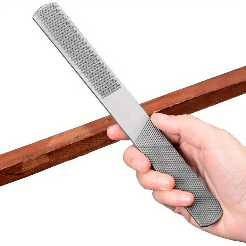 The four-sided tool is equipped with a scraper, abrasive particles, which are easy to grind. It is suitable for woodworking and metal tools. Hand Tools