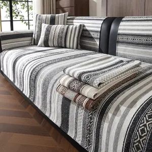 1pc Original Mu Sofa Pad, Chenille Vintage High-End Elegant Exclusive New Design, All-Season Universal Sofa Pad Cover