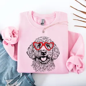 Goldendoodle, Dog Lover Apparel, Pet, Dog Breed, Cute Sweatshirt, Crew Neck, Women's, Crewneck