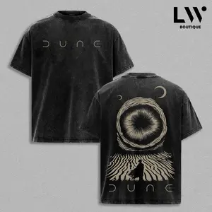 Dune Graphic Boxy Tee | Dune Arrakis Vintage Washed T-shirt | Paul Atreides Sci-Fi Heavyweight Cotton Tee | Oversized Drop Shoulder Movie Tee | Unisex Sci-Fi Filmcore Streetwear | Desert Planet Minimal Graphic T-shirt | Cinematic Sci-Fi Tee