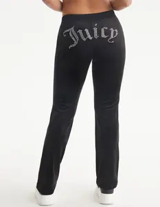 JUICY COUTURE OG Big Bling Womens Velour Track Pants JUICY COUTURE OG Big Bling Womens Velour Track Pants