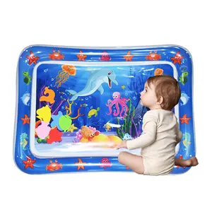 Inflatable Baby Water Mat Toy, Nursery Development Mat, Fun Early Development Activity Center (16x19 Inches), Universal Use All Seasons, Perfect Gift for Infants