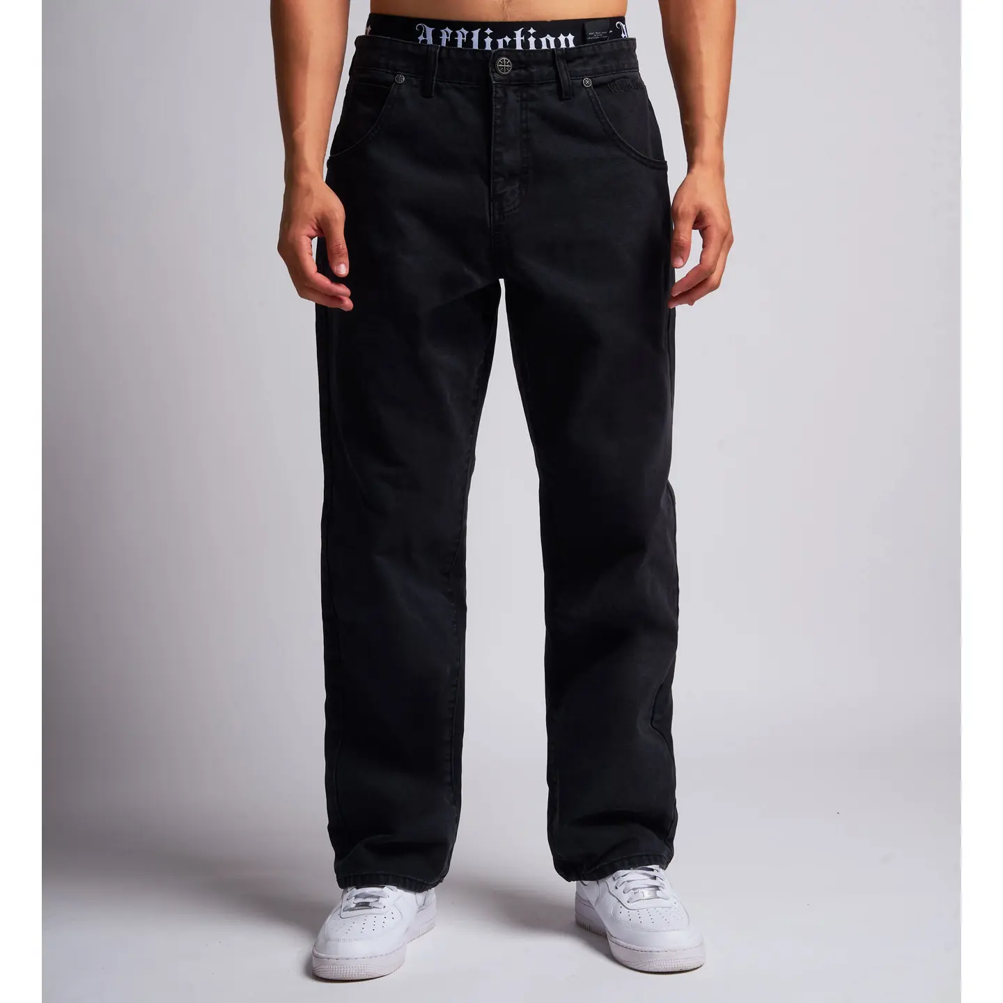 Affliction Men's Denim Pants Essential Stone
