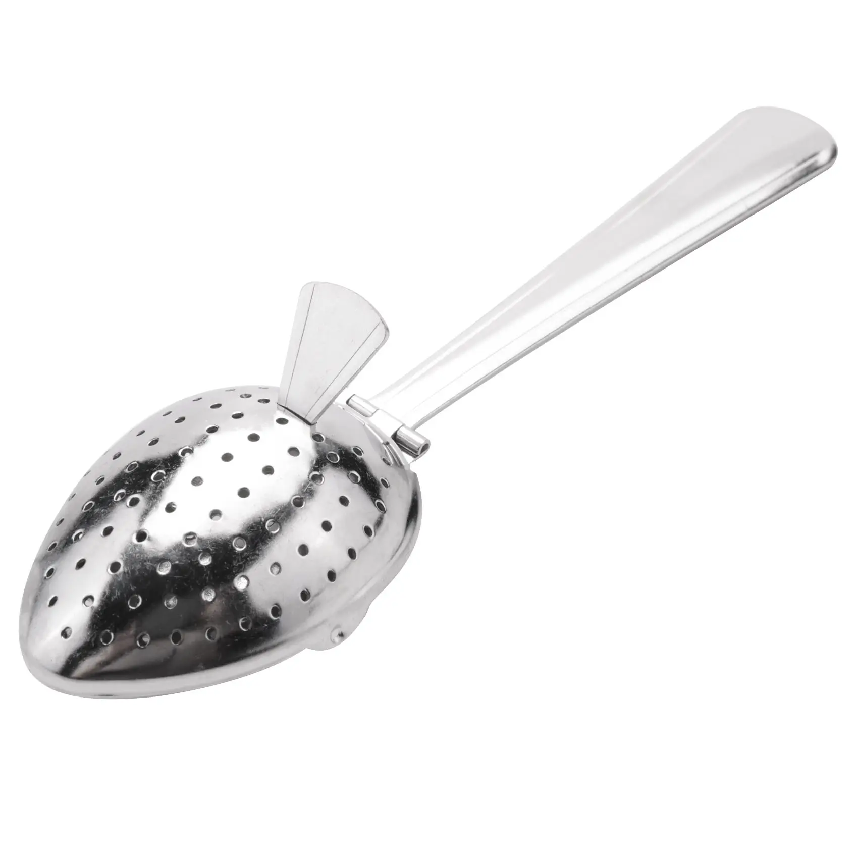 Stainless Steel Tea Infuser Strainer Spoon - 6 inch Length, 2 inch Diameter, Secure Closure, Easy to Use & Wash, Metal Tea Making Tool, Loose Leaf Herbs Spice Filter for Kitchen Appliance Accessories, Great Gift
