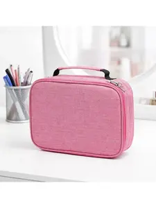 Large Capacity Matte Oxford Fabric Pen Case Multifunctional Portable Sketch and Drawing Pencil Case with Colorful Pen Holder Compartment.Large Capacity Matte Oxford Fabric Pen Case  Multifunctional Portable Sketch and Drawing Pencil Case with Colorful