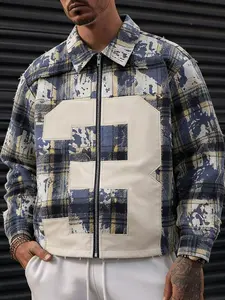 Men's Shirt, Casual Fashionable Plaid Men's Clothing, Comfortable Daily Wear, Versatile Stylish Design, Perfect for Any Occasion