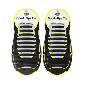 No Tie Shoelaces for  Adults Stretch Silicone Elastic No Tie Shoe Laces