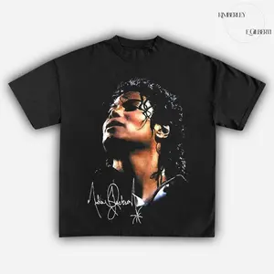 Michael Jackson Signature Tee, MJ Tshirt, King Of Pop Shirt, Graphic Tees