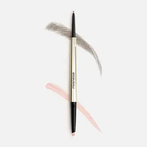 Mirenesse All Day Micro Brow Pencil + Highlight Definer Crayon- Eyebrow Makeup Cosmetic