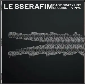 LE SSERAFIM - Easy-Crazy-Hot [Indie-Exclusive Carbon Black Vinyl] NEW Vinyl Record 198704525155
