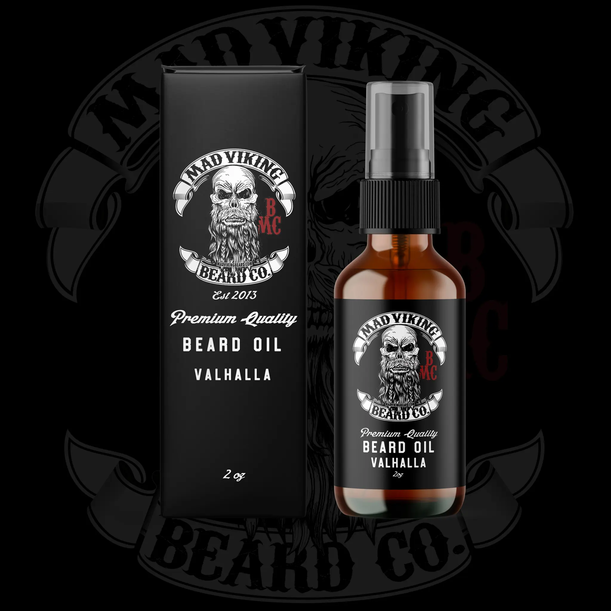 MAD VIKING BEARD CO Valhalla Beard Oil - Original Formula for Reliable Beard Care
