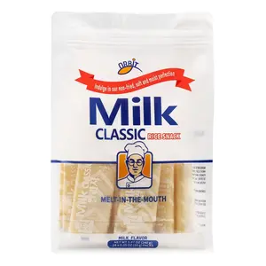 Orbit Milk Classic Rice Snack | Creamy Milk Flavor Crispy Snack Individually Wrapped Melt In The Mouth Crunchy Milk Flavored Korean Rice Snack