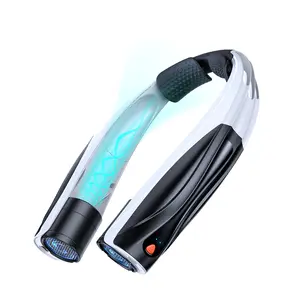 AI Neck Fan, 6 Speeds Adjustable Portable Personal Fan Rechargeable, 6000 mAh Battery Faster Cooling Wearable Fan, Ultra Quiet for Home, Office, Travel, Outdoor