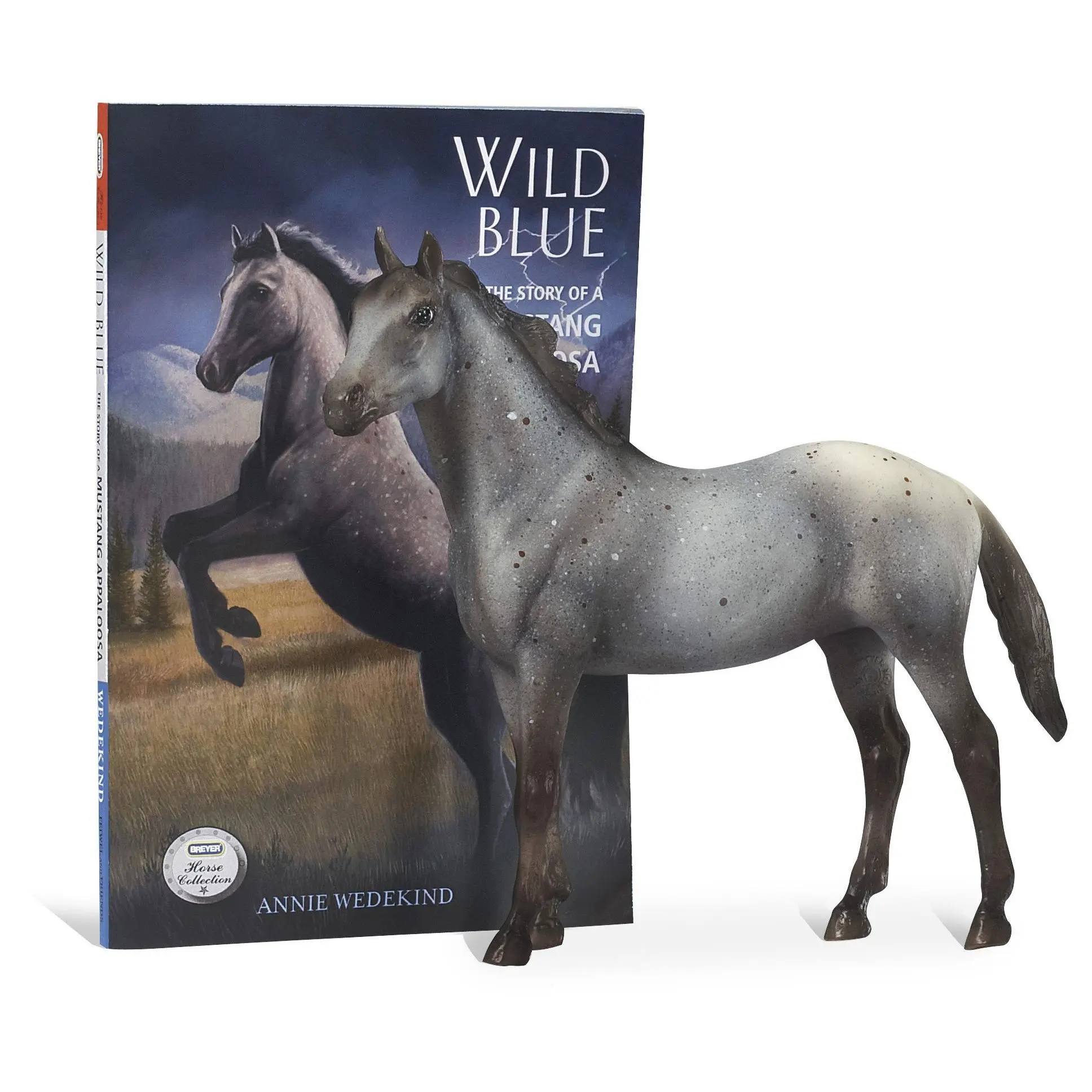 Reeves International Wild Blue Horse Figurine and Book Set Reeves International Wild Blue Horse Figurine and Book Set