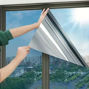 1pc Glass Insulation Film Office, Anti-Spy and Sunshade Privacy Window Film, UV Protection, One-Way Transparent Sticker for Balcony Office