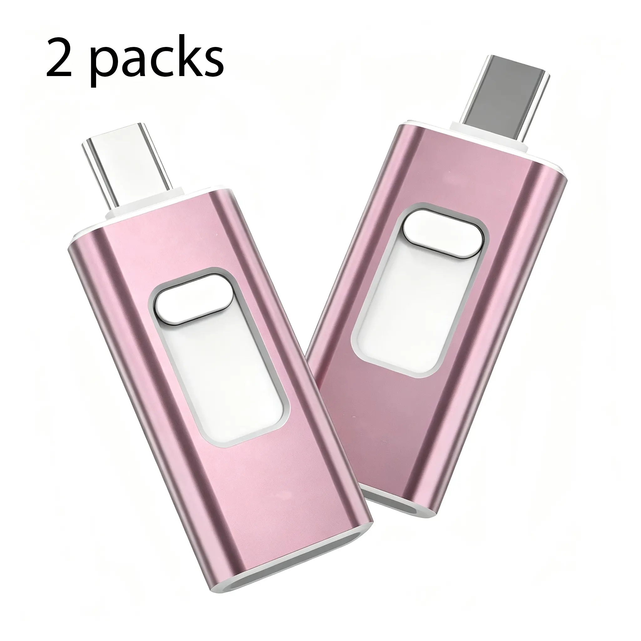 128GB OTG Flash Drive for Multidevice Users - Fast Transfer, Multi-Format Compatible for iPhone/Android, Computer (Pictures, Videos, Music)