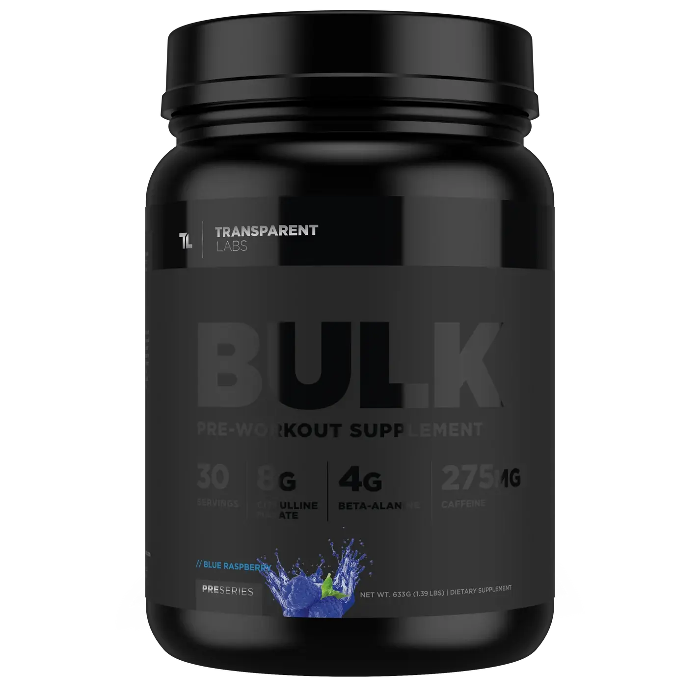 Bulk Black Pre-Workout by Transparent Labs