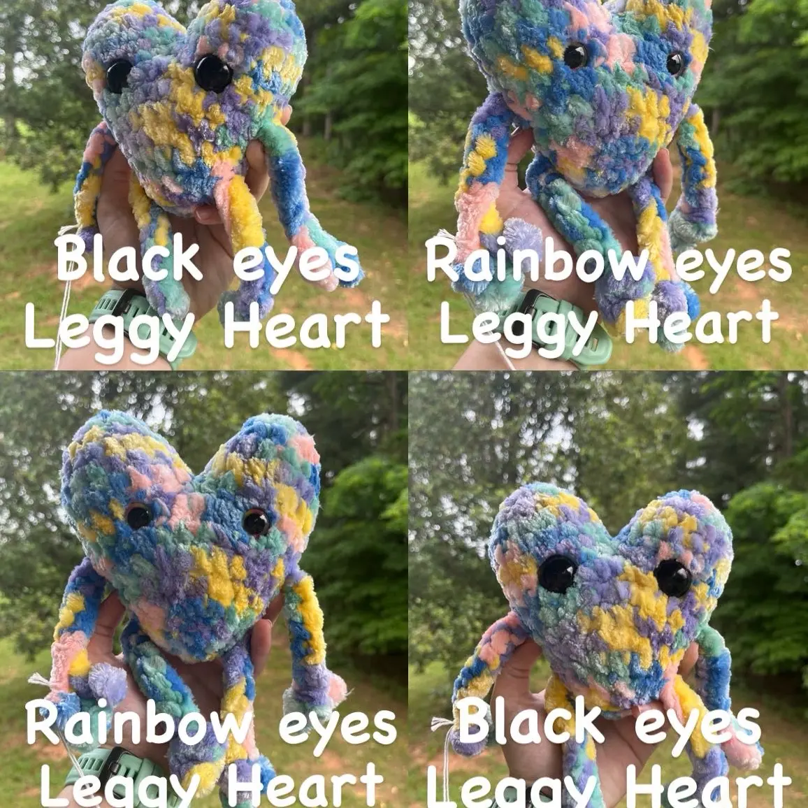Hand crocheted Amigurumi Heart for Valentines