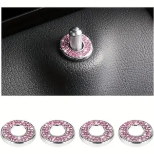 Sparkle Up Your Car Interior With Bling Inner Door Lock Cover Stickers! Car Interior Decor Car Accessories