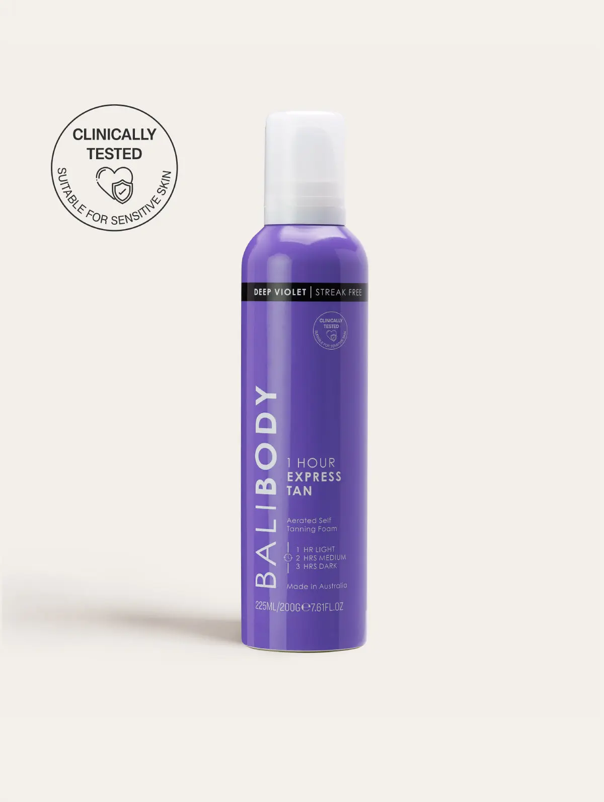 Deep Violet Express Self Tanning Mousse + Mitt Bundle
