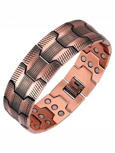Men's copper bracelet, super strong magnetic bracelet, adjustable cuff Bracelet Jewelry Black Friday Christmas Thanksgiving Adjustable Bracelets#BlackFriday #Fashionweek