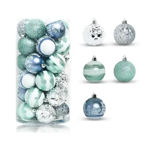 Christmas Balls for Tree 30pcs Shatterproof Ornaments Set in C Color for Festive Tree Decorations