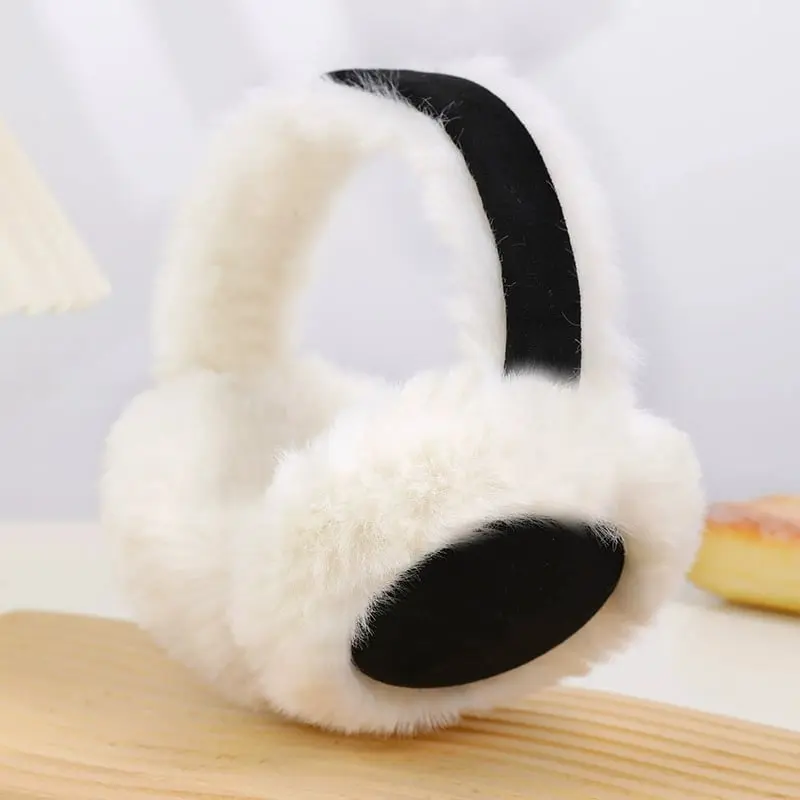 3P EXPERTS 3PX-EARMUFFS-BLK Foldable Suede Winter Earmuffs, Black